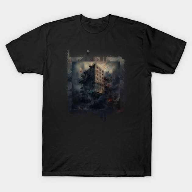 Dystopian Glitch T-Shirt by ginkelmier